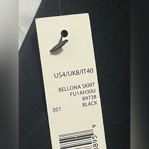 Tahari Elegant Bellona Black Side Zipper Skirt Womens Size 4 NWT - Picture 15 of 16